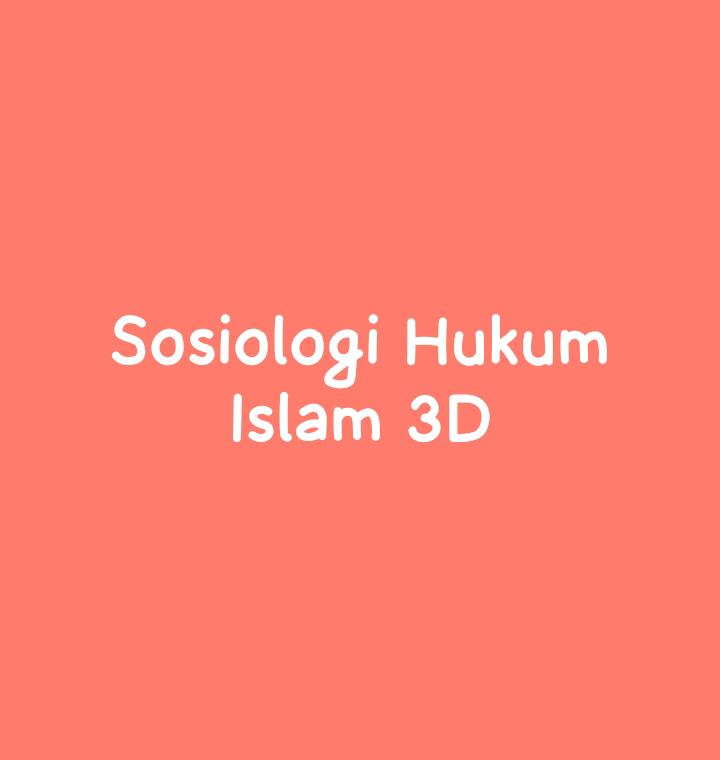 Course Image Sosiologi Hukum Islam - HK13D